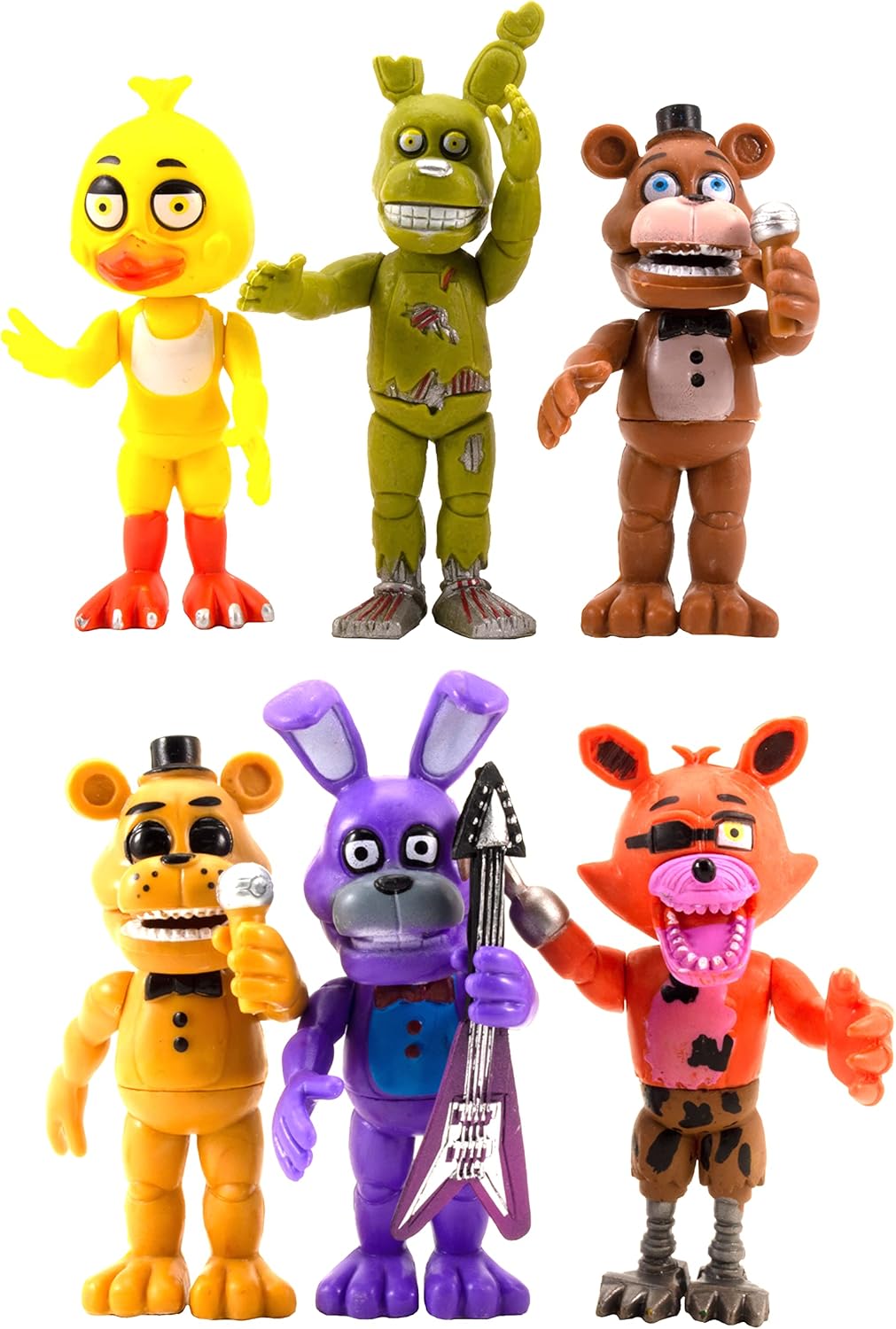 NA Toysvill FNAF Action Figures (Set of 6 pcs) Inspired