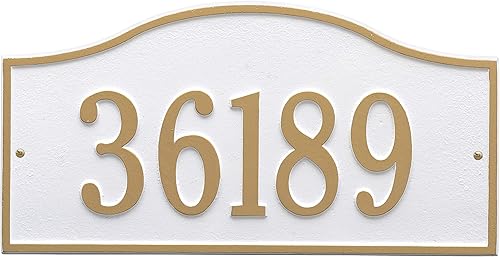 Whitehall Rolling Hills Plaques Standard Wall Address Plaque - Two Line - Thumbnail 4