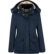 WenVen Womens Winter Warm Sherpa Lined Jacket Heavy Parka Coat with Hood