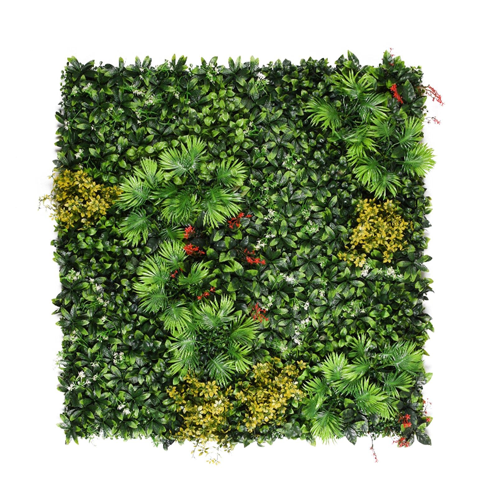 Stronrive Setos Boj Artificial, Alfombra Césped para Jardín Vertical - Decoración Interior de Hierba para Pared - Simulación de Plástico Falso para Planta y Fondo Decoración 50 50cm