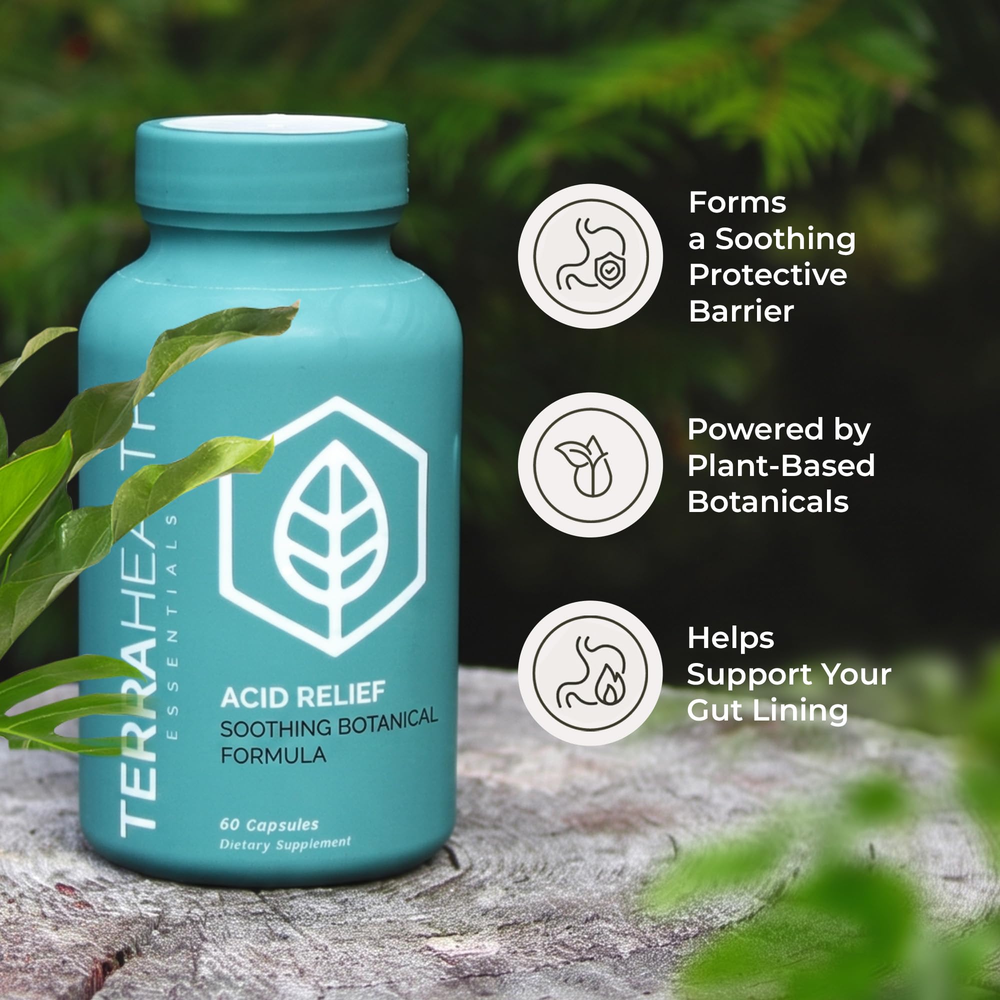 Terra Health Essentials Acid Relief Digestive Support Supplement — Amazon image 4