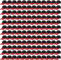 Vista 34 de Falari - 24/144 unidades de gorra de béisbol unisex, lisa y de tamaño ajustable, venta al por mayor