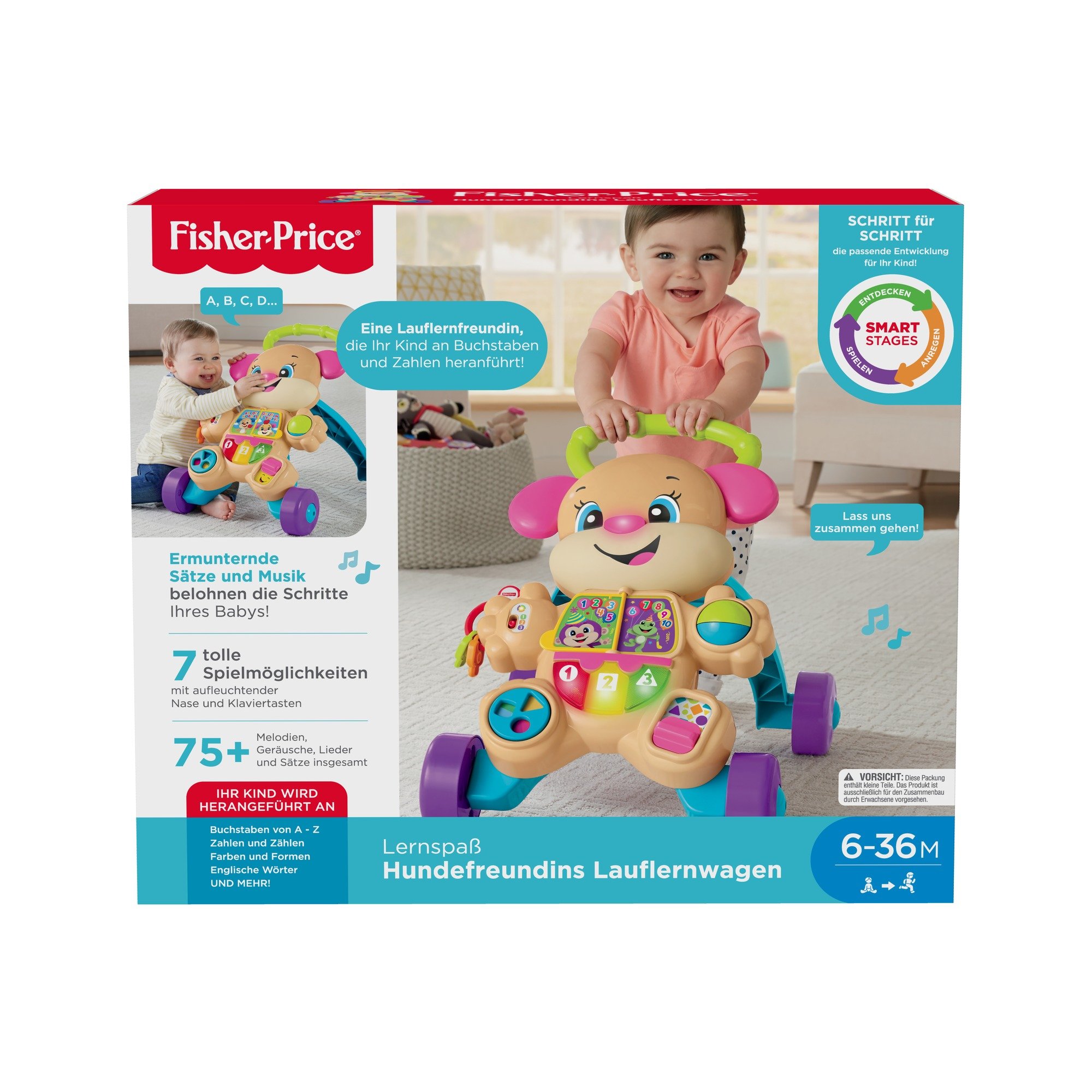 Fisher Price Fisher Price CGR43 Giocattolo educativo frd04 Amica Girello