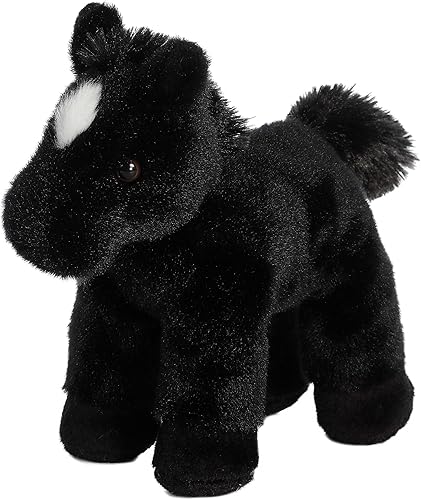 Aurora - Mini Flopsie - Caballo Negro Beau de 8 pulgadas