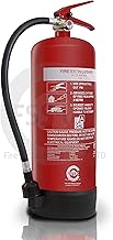 6 Litre Water fire extinguishers CE and BSI Kitemarked. Newly Manufactured. Ideal for Boats Kitchens, Restaurants, Offices, Warehouses, Hotels and All Solid Fires.
