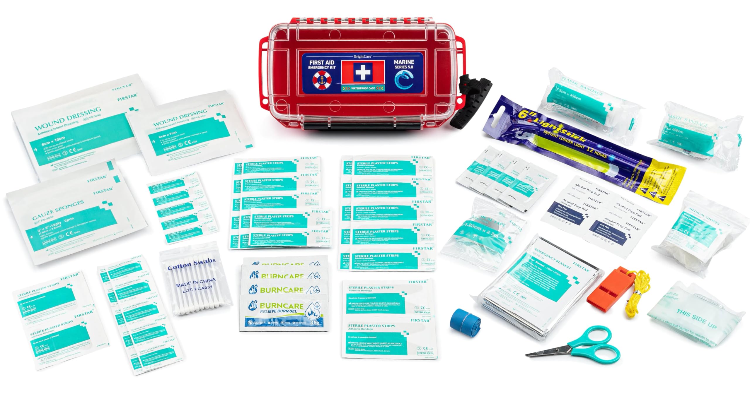 Marine Waterproof First Aid Kit for Boat, Kayak, Sailing & Beach — Amazon image 2