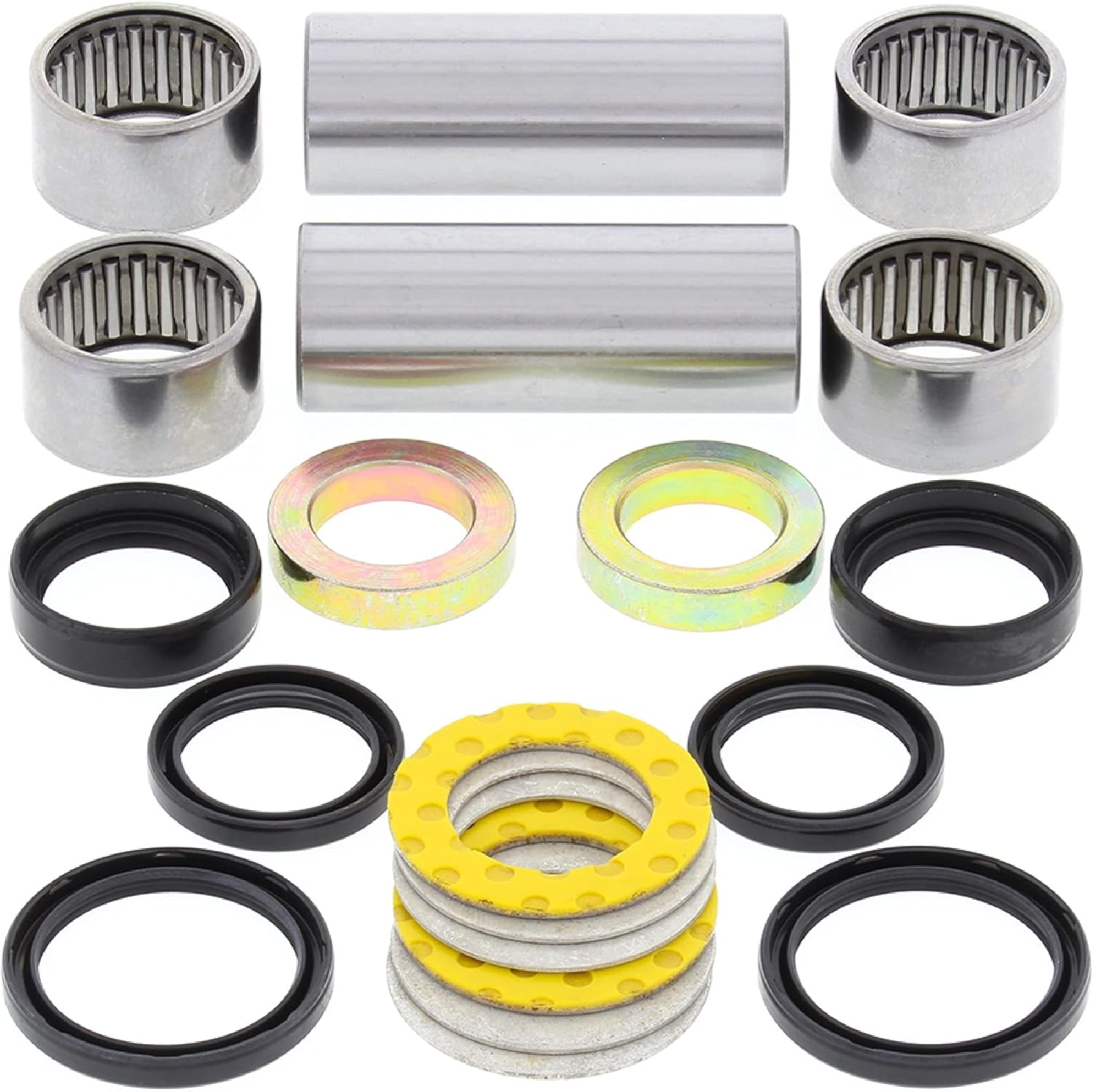 All Balls Racing 28-1072 Swing Arm Bearing Seal Kit Compatible with/Replacement for Yamaha YZ125 2002-04,WR250F 2002-05,YZ250 2002-05,YZ250F2002-05,WR426F 2002,YZ426F 2002,WR450F 2003-05