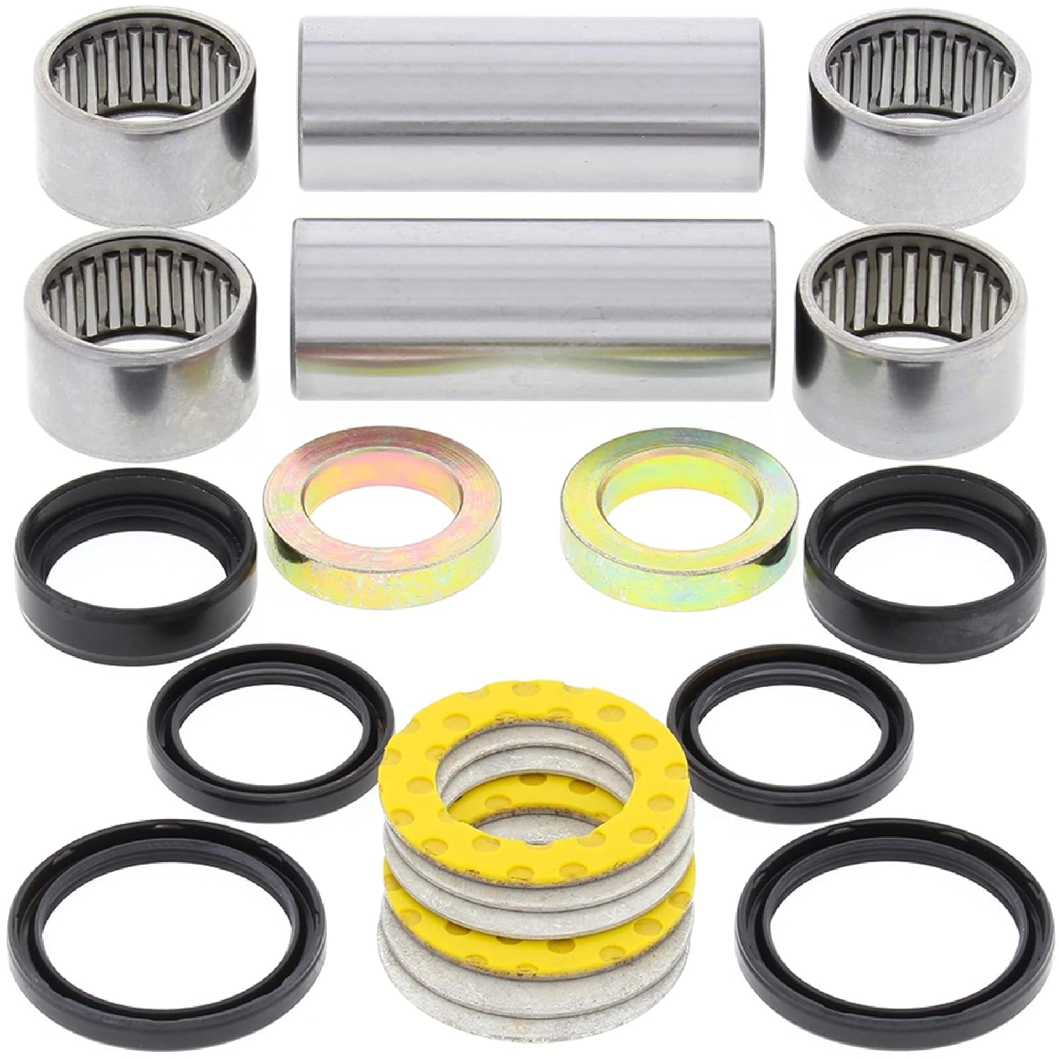 All Balls Racing Swing Arm Bearing Seal Kit 28-1072 Compatible with/Replacement for Yamaha WR250F 2002-2005, WR426F 2002, WR450F 2003-2005, YZ125 2002-2004, YZ250 2002-2005
