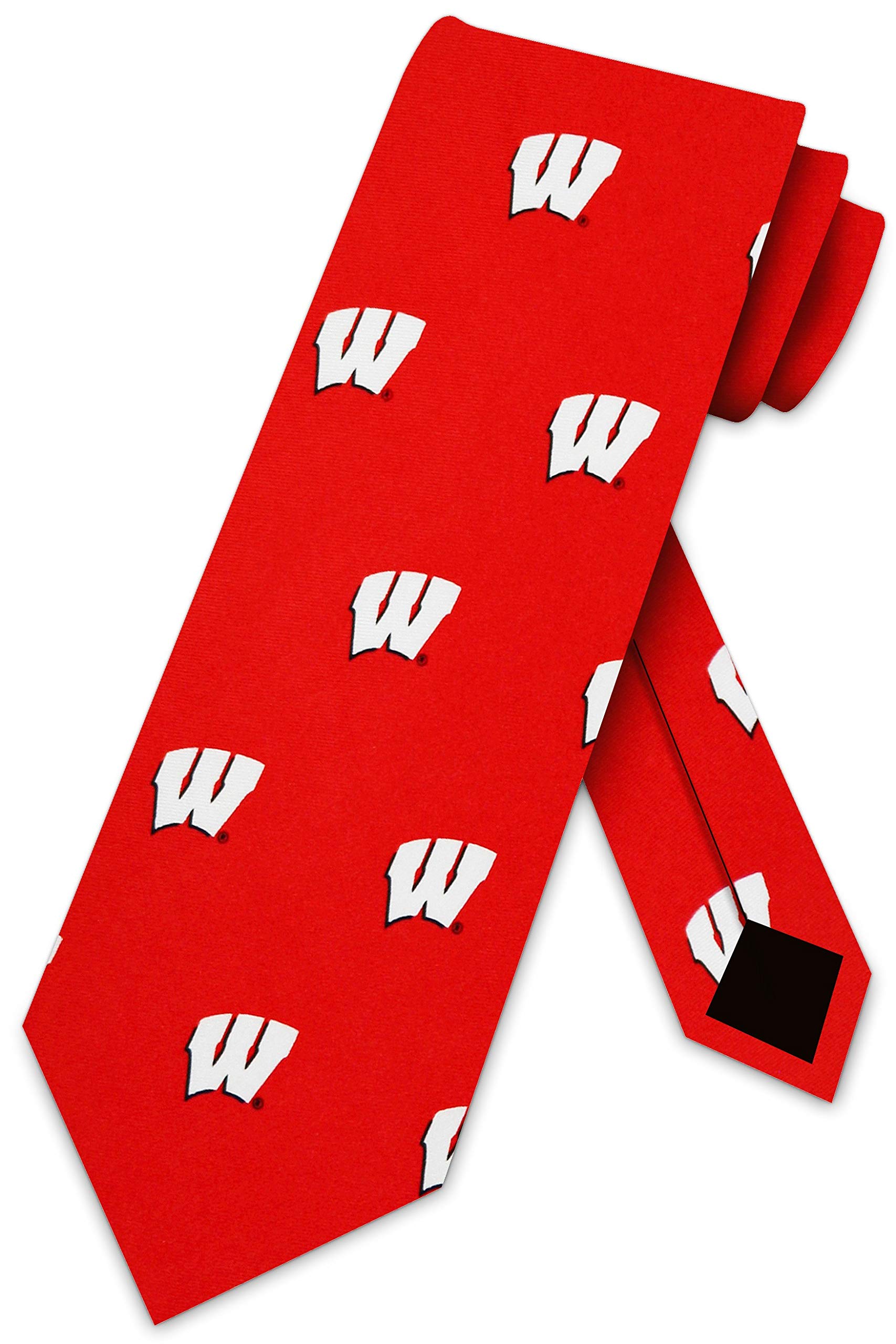 Eagles Wings Wisconsin Ties Badgers Mens College Neckties