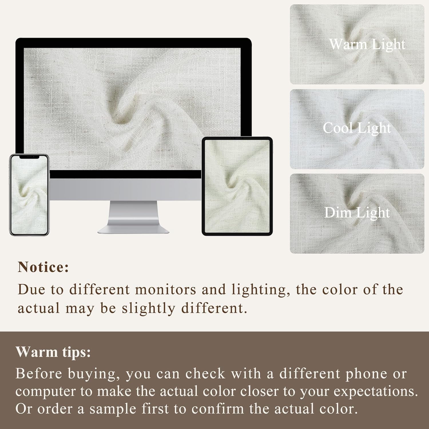 TWOPAGES Blackout Snow White Drape for Bedroom Linen Pinch Pleat Curtain 102 Inches Long with White Liner, Thermal Insulated Window Treatment Curtain (1 Panel, 40W x 102L)