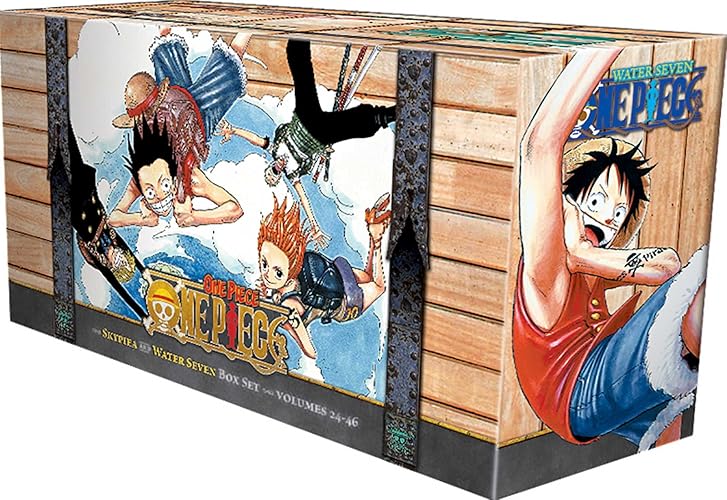 One Piece Box Set 2: Skypiea and Water Seven: Volumes 24-46 with Premium (Volume 2)