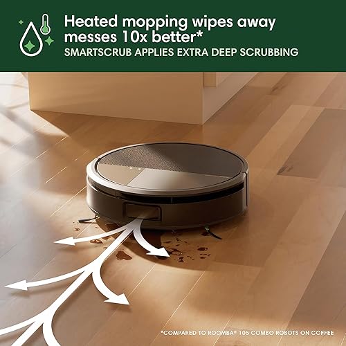 Miniatura 9 de iRobot Roomba Max 705 Combo robot aspirador y trapeador + base de lavado automático fregona con rodillo de autolimpieza extensible, cubierta de