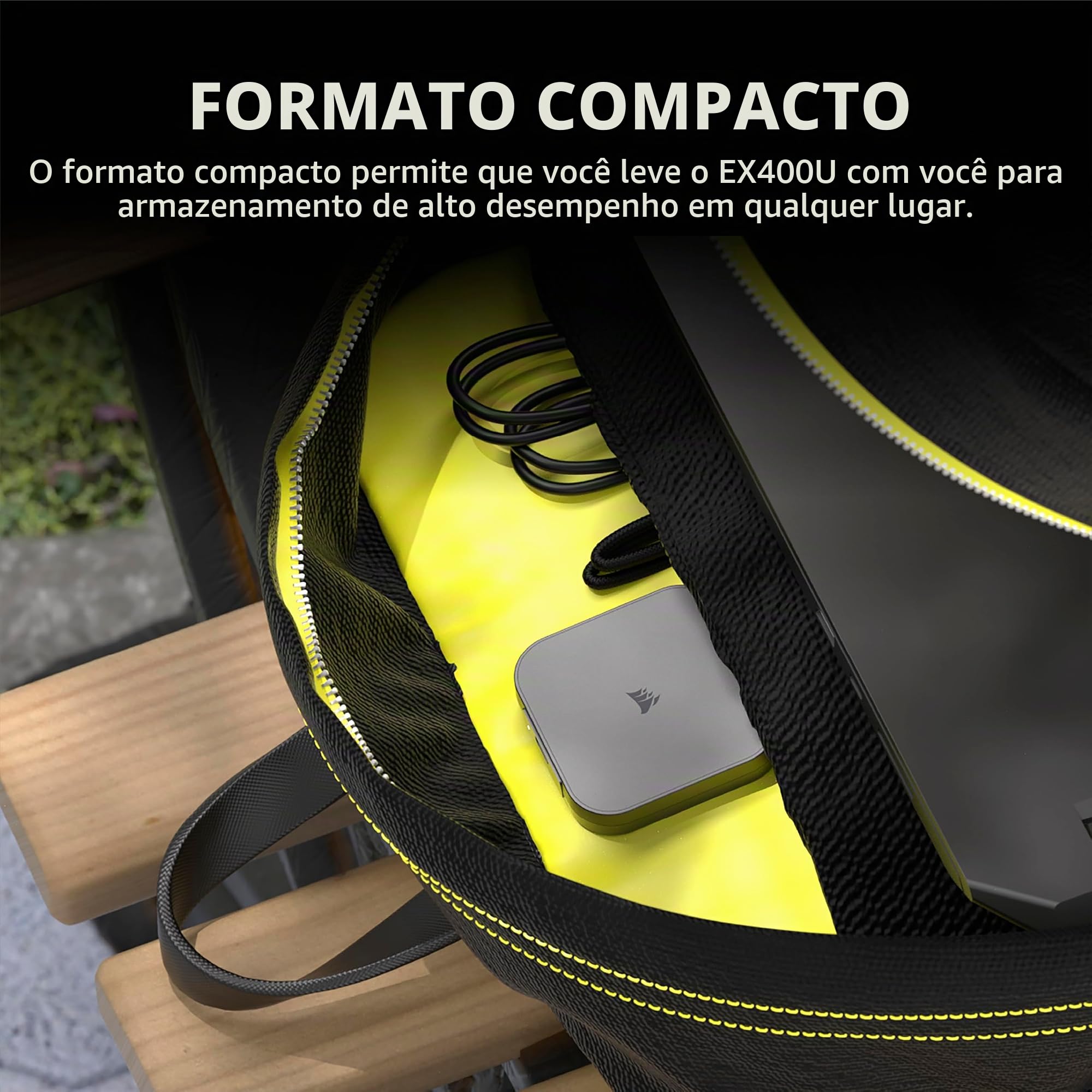 CORSAIR EX400U 2TB ポータブルSSD 新品・未開封 Corsair EX400U 2TB USB4 portátil externo tipo C SSD – até 4.000MB