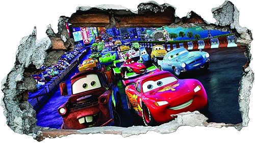 Miniatura 2 de gNg Disney coches, aviones, Race pared calcomanía decorativo de vinilo pegatinas decoración del hogar los niños niñas niños recámara