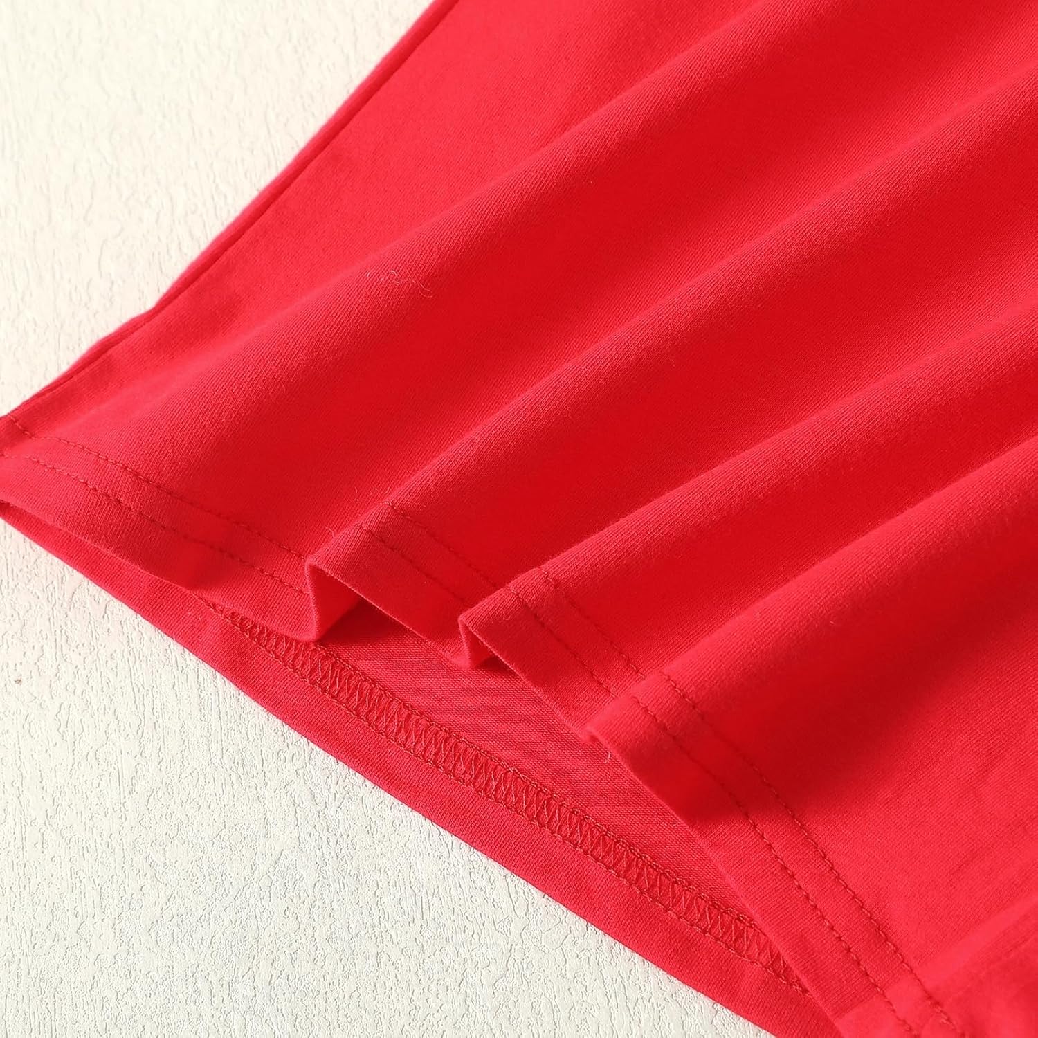 12M-14Y Toddler Baby Girls T Shirt Solid Color Blouse Ruffle Top Cotton Casual Tees Plain Shirt - Image 7