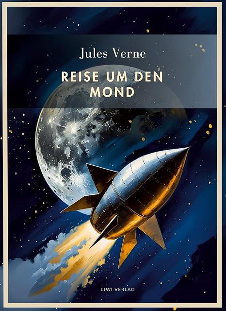 Portada de Jules verne: reise um den mond.Vollständige neuau