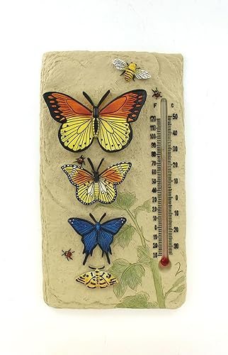 Mariposa mariposas para interiores y exteriores TermĂłmetro Weather Mariposa mariposas para interiores y exteriores TermĂłmetro Weather