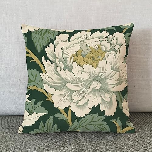 Vista 146 de ArogGeld Chinoiserie - Fundas de almohada escénicas asiáticas, estilo asiático, funda de almohada azul y verde Kelly, funda de cojín para decoración