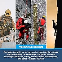 Vista 9 de Rock-N-Rescue Arnés de nailon RIT con bolsa