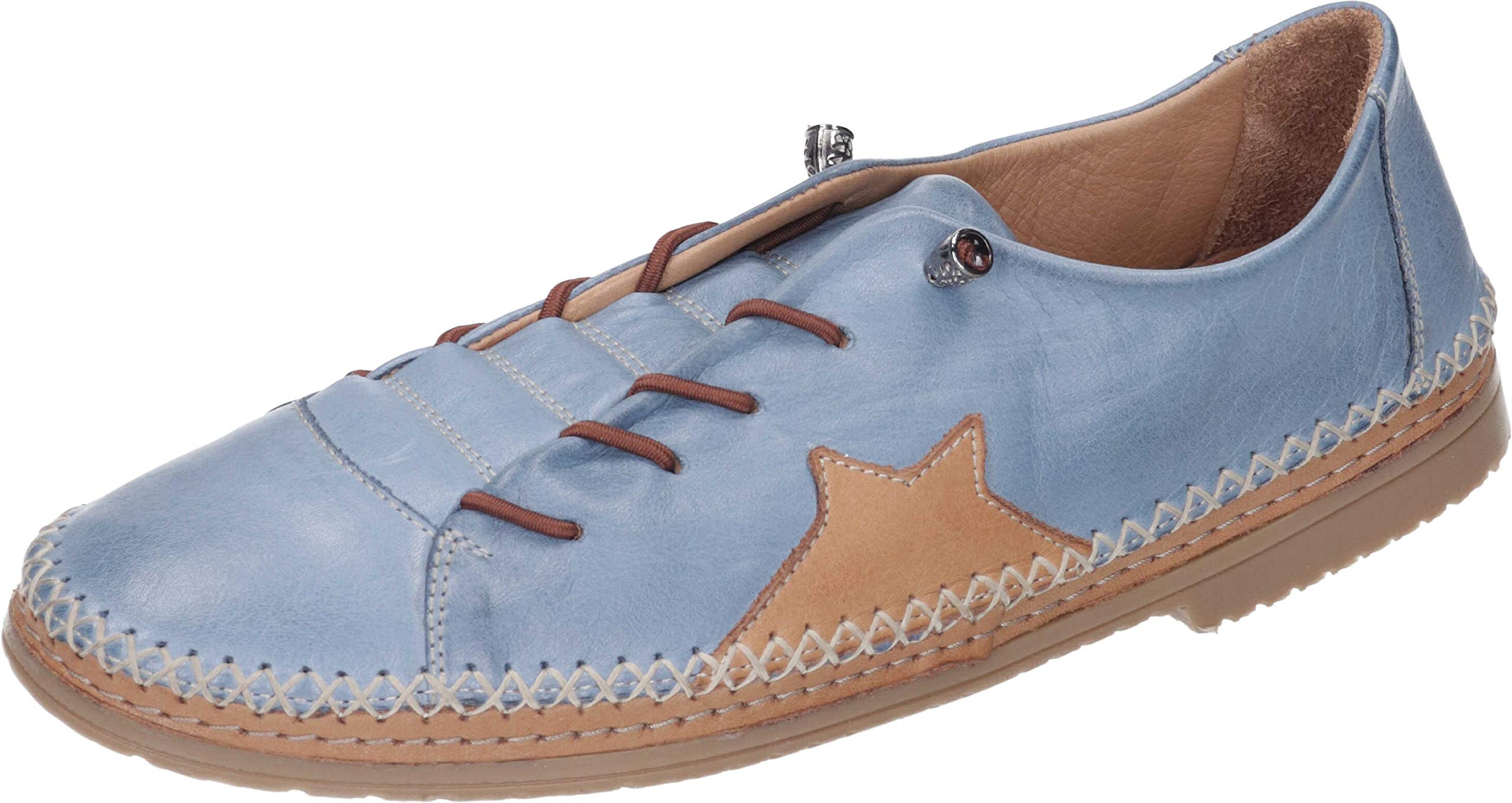 Manitu Women's 840000-51 Sneaker, Blue, 4.5 UK