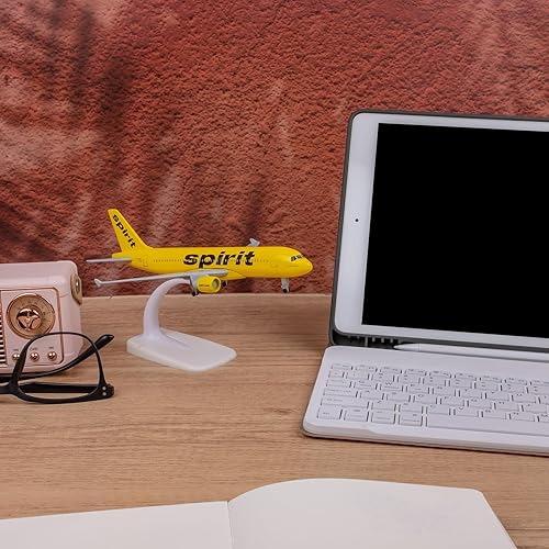 Miniatura 5 de Modelo de avión A320 a escala 1300, avión americano, aleación de metal, regalo y decoración (Spirit 320)