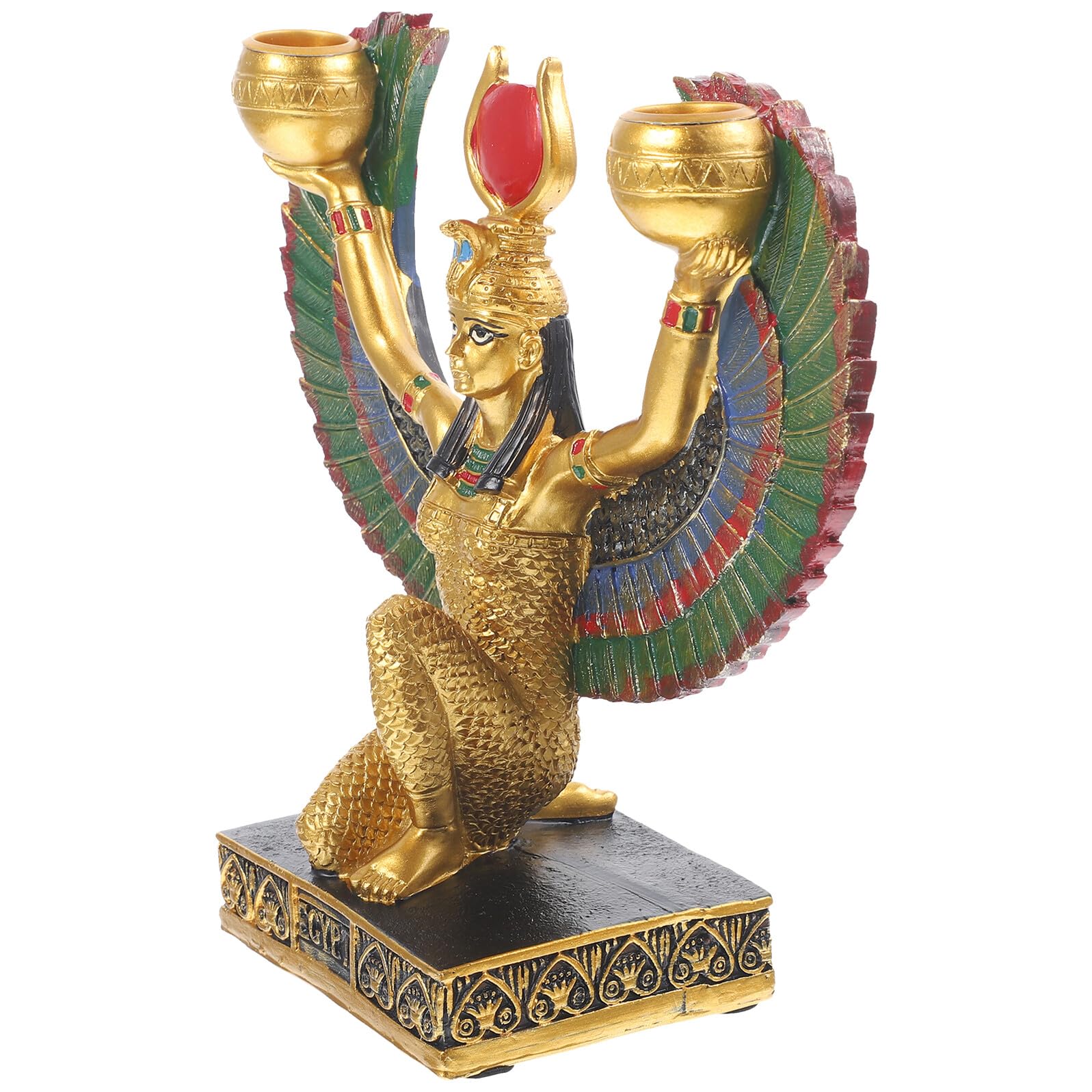 Figurine Déesse Égyptienne en résine Mikikit ornement de table bureau et maison