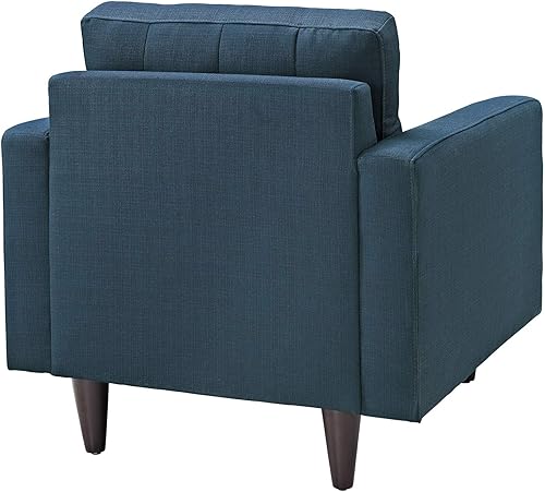 Miniatura 39 de Modway Sofá biplaza Empress en tela tapizada moderna de mediados de siglo, gris Gris,Laguna,Gris,claro,Celeste,verde azulado,Beige,Atomic Rojo