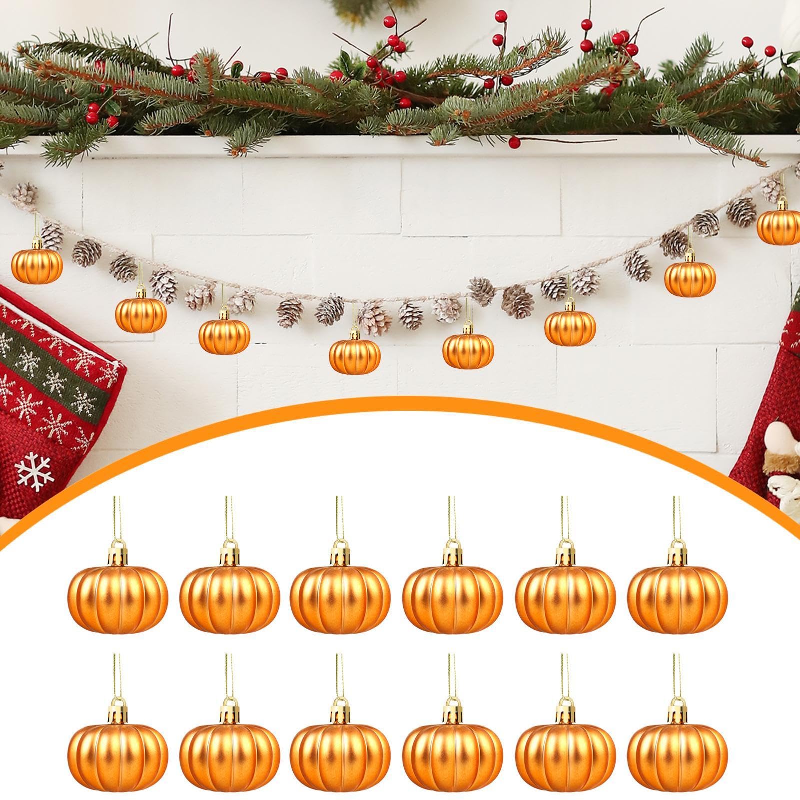 Set 16 Palline Di Halloween In Plastica Diametro 6 Cm – Tema Zucca, Teschio E Castello, Con Glitter, Per Albero E Decorazioni