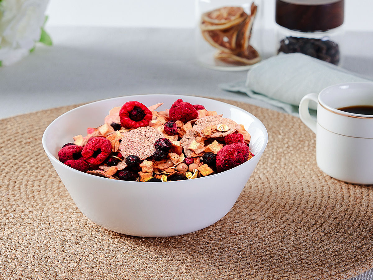 Set 4 Ciotole Cereali In Vetro Opalino 473ml - Lavastoviglie E Microonde, Bianco - Foto 11