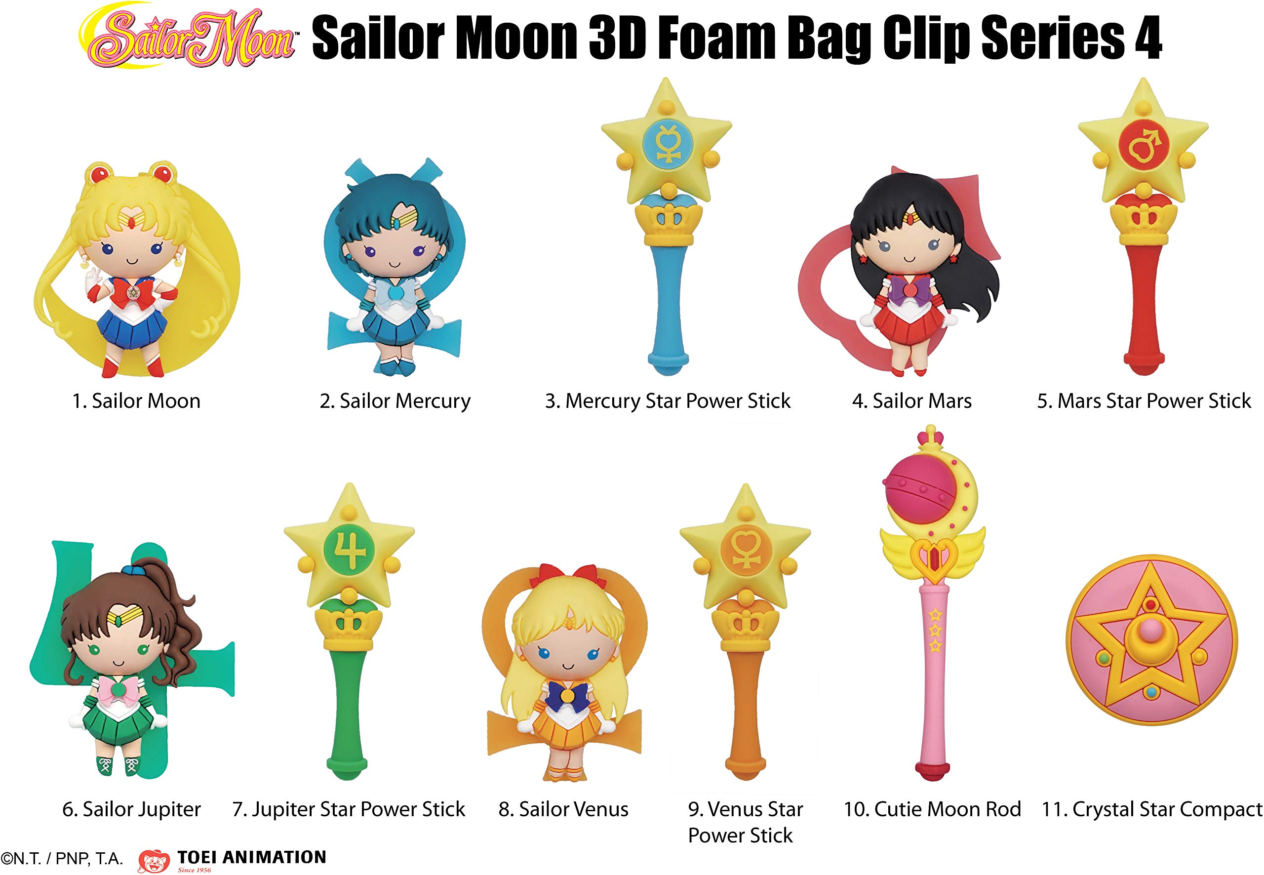 Sailor Moon Series 4 - 3D Foam Bag Clip in Blind Bag (SINGLE)-image-21