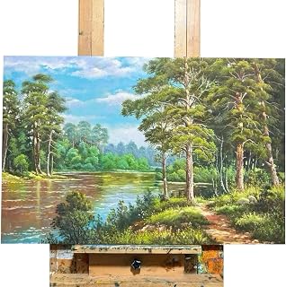 Custom Hand Painted Oil Painting from Photo on Canvas - Add Your Images - Transform Your Photo into Stunning Wall Art - Home Office Decor Gifts =White,16"x23"