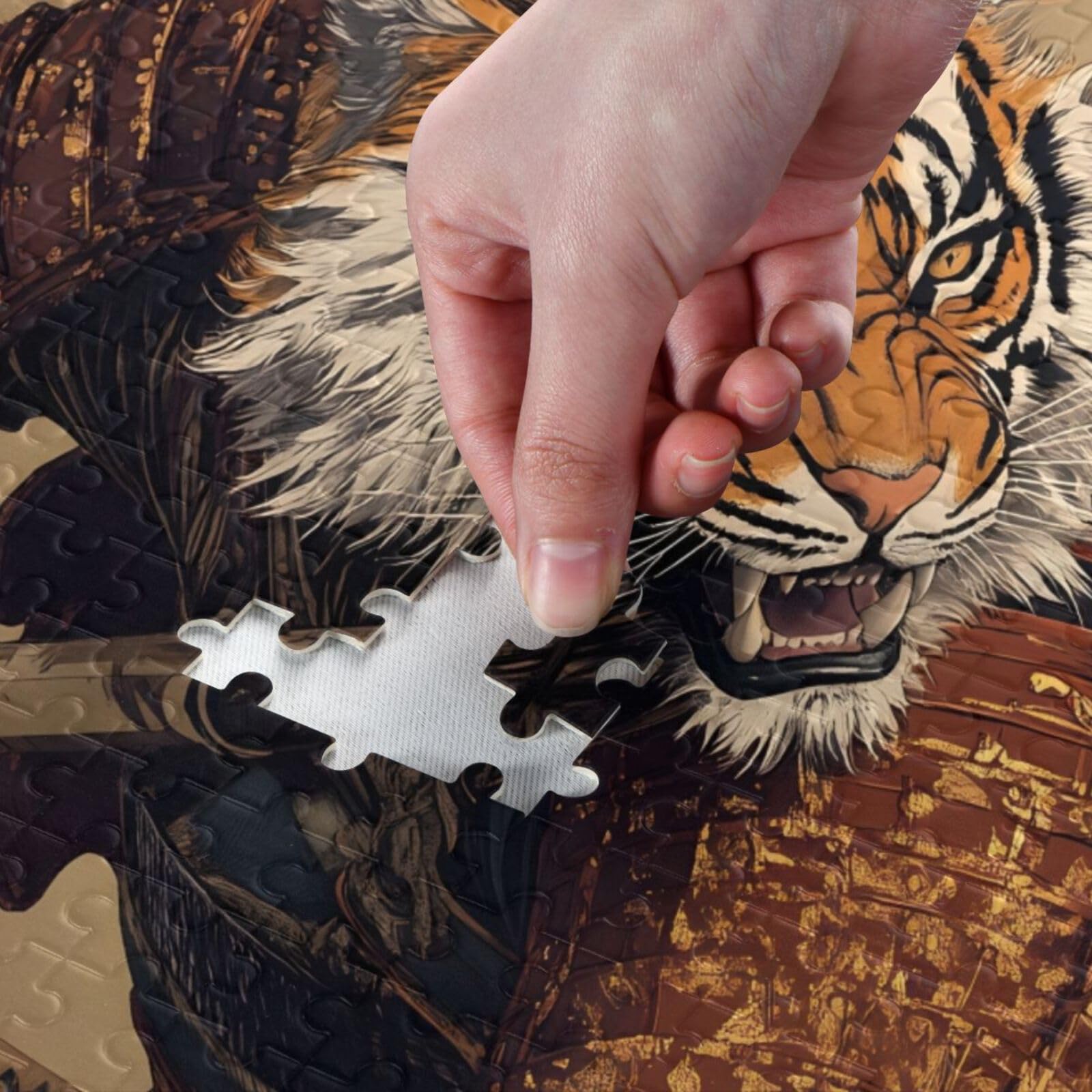 Amazon.com: KYZSXZ Animal Samurai Jigsaw Puzzle for Adults 1000