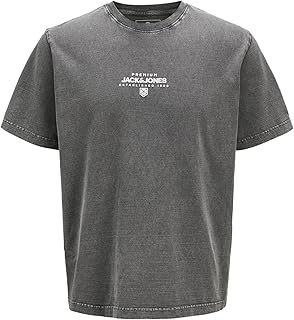 تيشرت بي ار بلو اكستون بأكمام قصيرة وتصميم حديث للرجال من جاك اند جونز