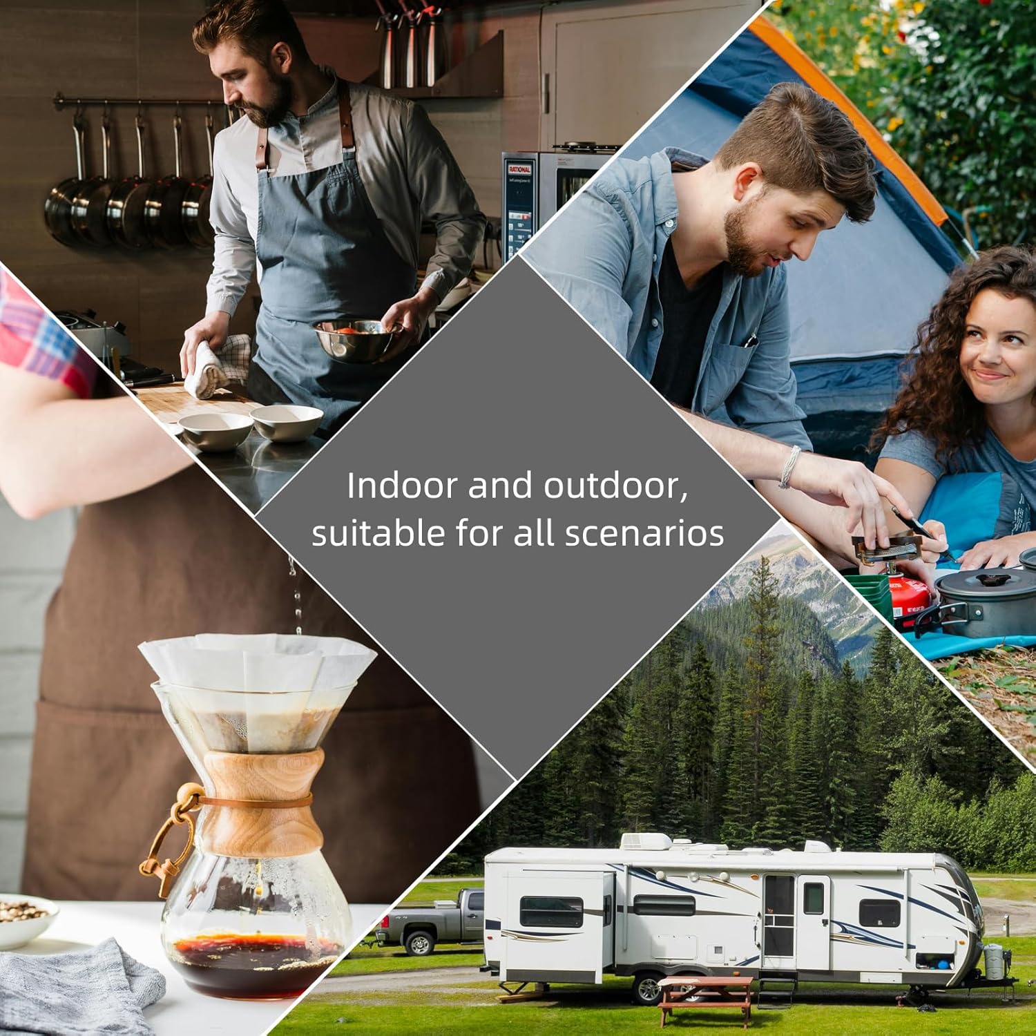 Electric Burner 1800W Hot Plate with 7.5" Ceramic Glass Cooktop Up Quickly for Easy Cleaning Electric Stove Compatible with All Cookware Suitable for Picnics, Mocha