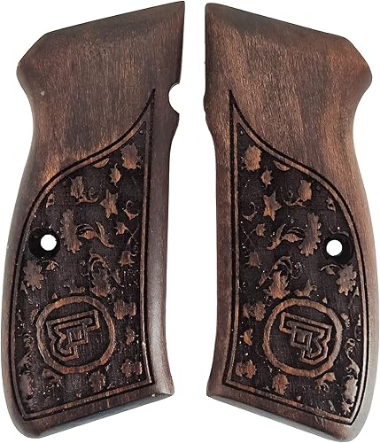 Miniatura 15 de para empuñaduras CZ-75 / empuñaduras CZ85 / 75B CZ 75 / SP-01 75B CZ 75/85 Tamaño completo Hechas a mano de madera de nogal