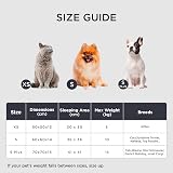 Bedsure Calming Cat Donut Bed Fluffy Pet Bed for Small Dogs, 60x60cm - 6