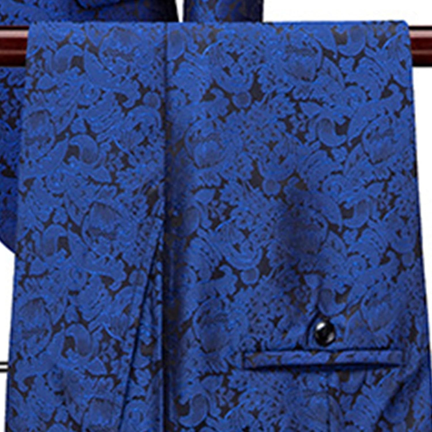 Men Jacquard Fashion Wedding 2 Pieces Suit Party Prom Wedding Stylish Tuxedo Suits1 Button Floral Dinner Dress Suit