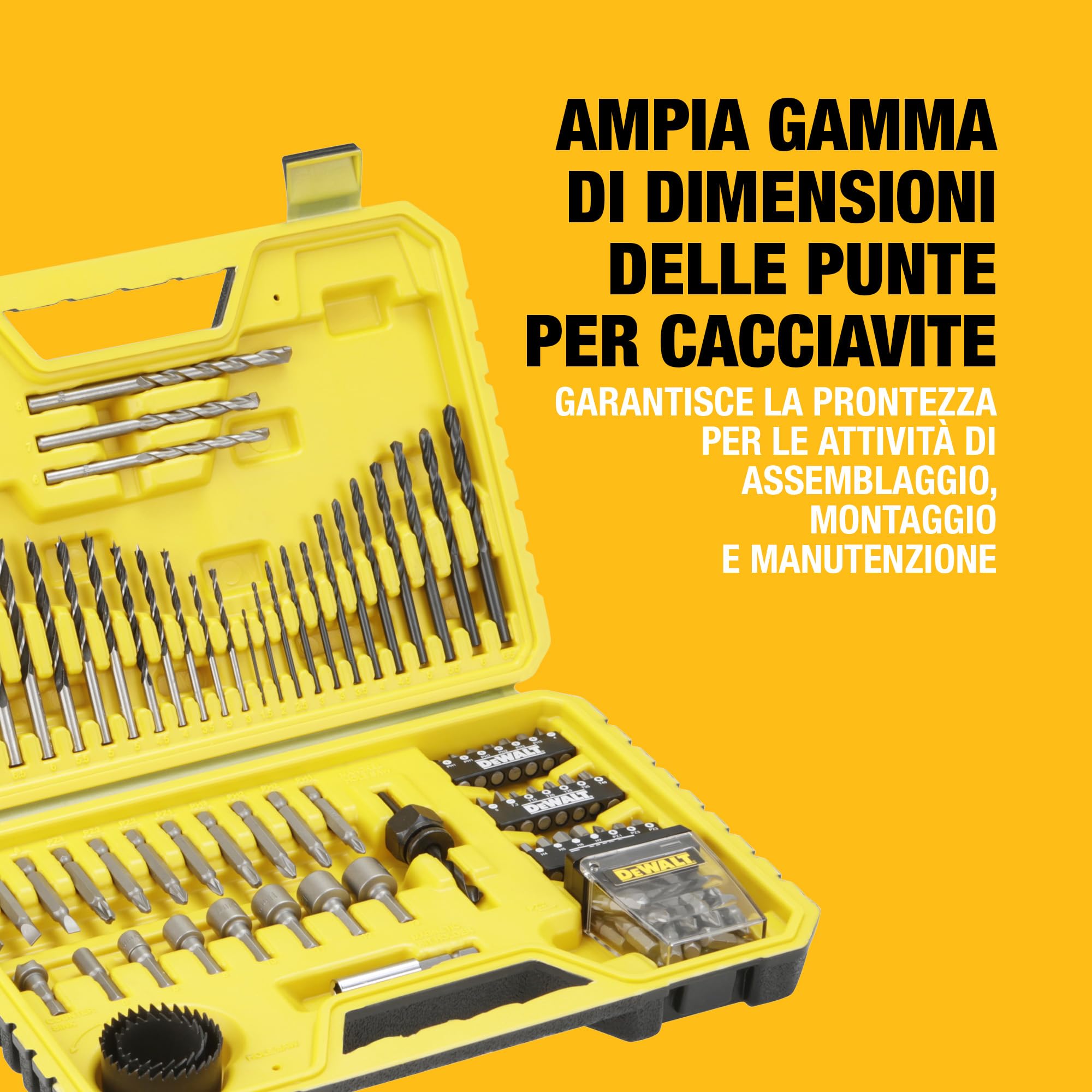 DEWALT- Set di avvitatori misti(100 pz.), DT71563-QZ