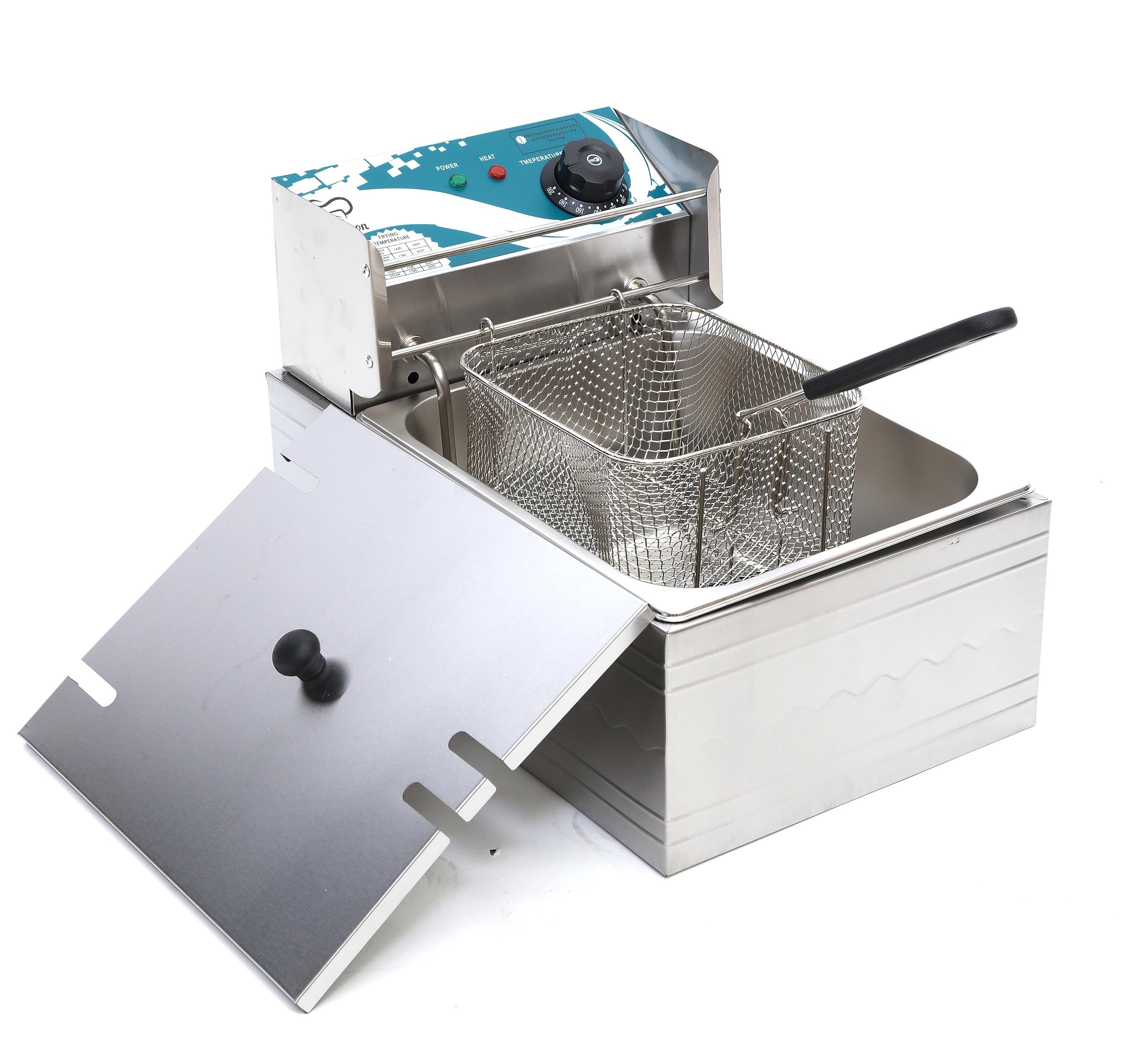 Buy KitchTron Electric Deep Fryer Stylish Green Panel 6L 2500W