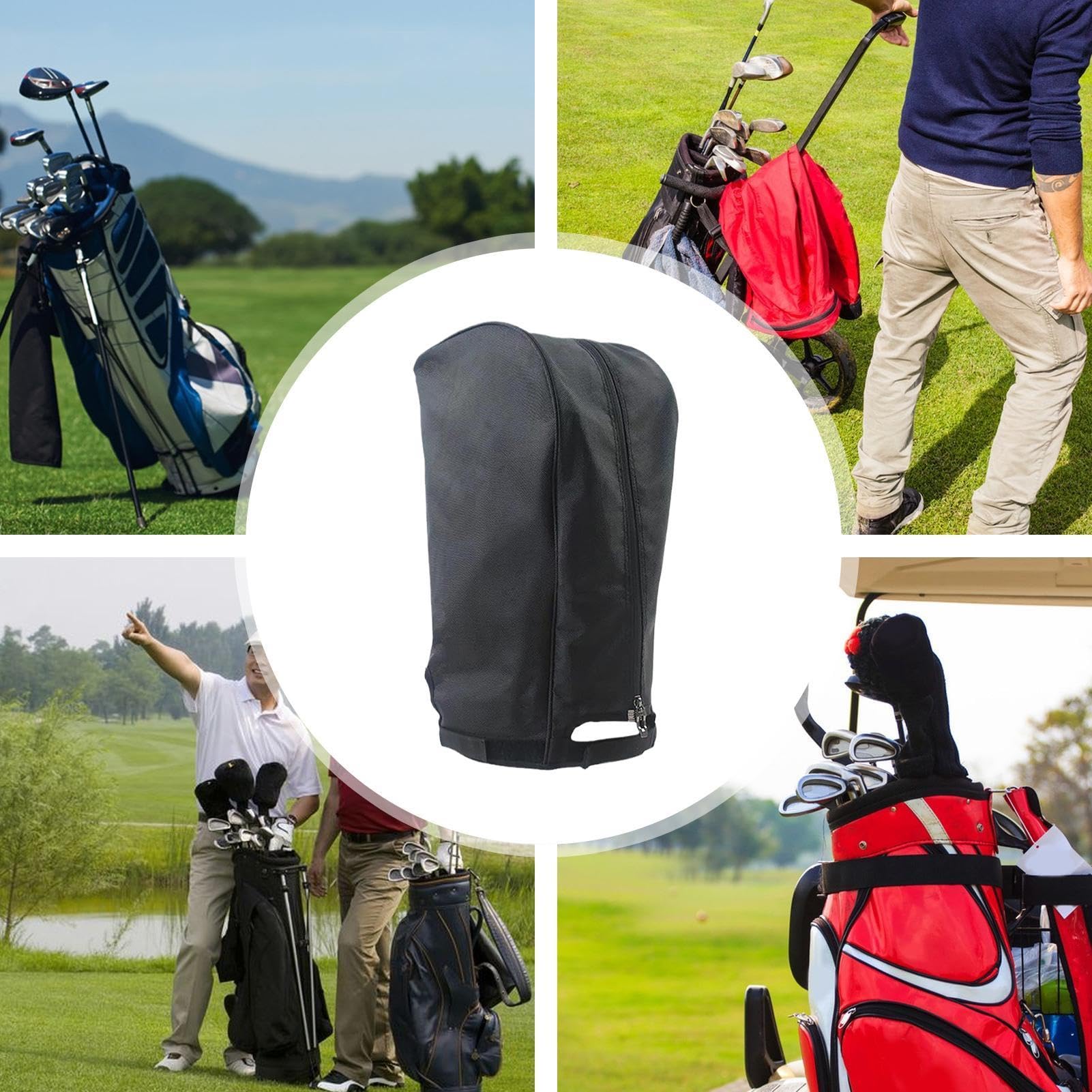 Golf Bag Rain Cover, Waterproof Rain Hood For Golf Bag, Golf Bag Cover, Dustproof Golf Bag Protector, Lightweight Golf Bag Cover, Portable Golf Bag Rain Cover, Golf Club Protector, Golf Bag Rain Hood