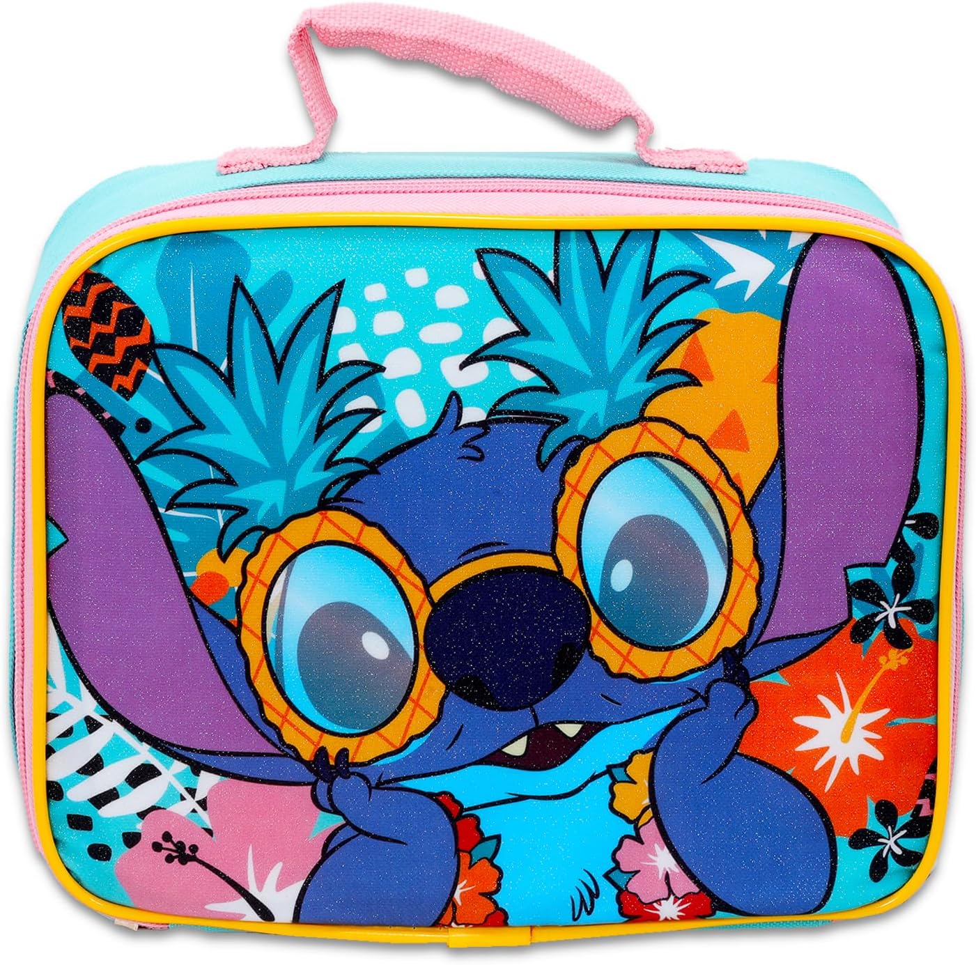Disney Lilo and Stitch Backpack and Lunch Box Set - Bundle with Lilo & Stitch Backpack, Stitch Lunch Bag, Water Bottle, Stickers, More | Stitch School Bag for Kids