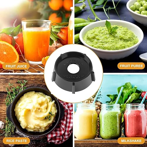 Miniatura 5 de Licuadora Jar Base Base Tapa Reemplazo 2PC 4902 Contenedor de Licuadora Parte Inferior Accesorio Ajuste para Oster Blender