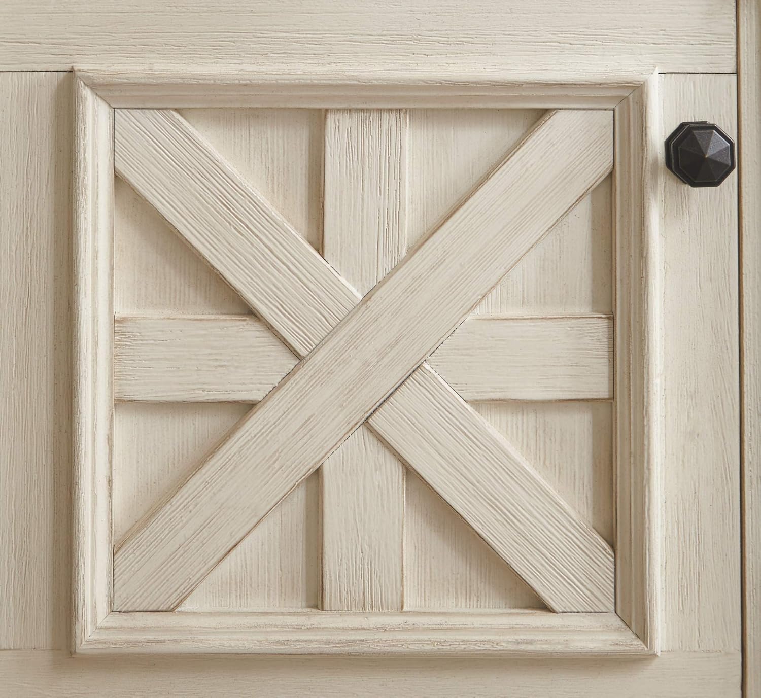 Farmhouse Fresh Two-Tone 1 Drawer Nightstand with USB Ports
