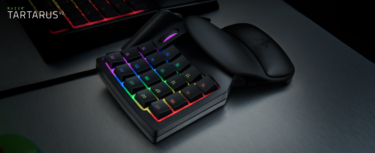 Amazon.com: Razer Tartarus V2 Gaming Keypad: Mecha Membrane Key