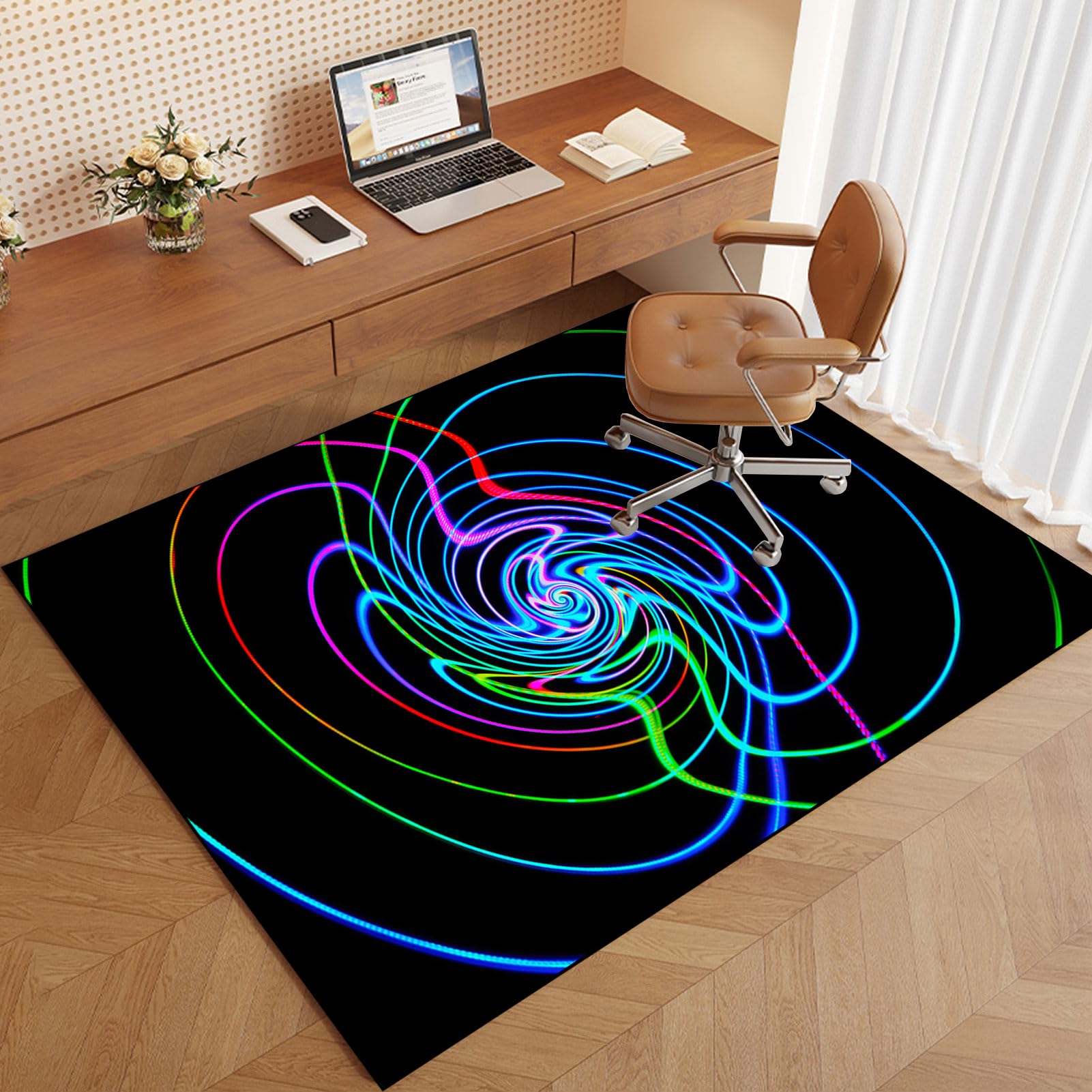 80 x 120 cm Alfombra Silla Gaming Protector Suelo Silla Ruedas Alfombra Silla Escritorio Antideslizante Alfombra Oficina para Silla con Ruedas Alfombra Protectora Suelo Silla Gaming para Suelo Duro