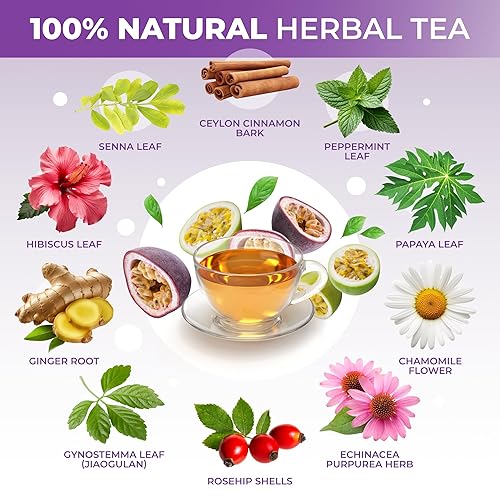 Miniatura 43 de Total Tea Suave té de desintoxicación Suplemento Té de Hierbas con equinácea, cbox, 1, 1