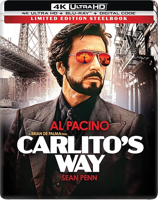 Carlito’s Way (Limited Edition 4K Ultra HD Steelbook + Blu-ray + Digital) - Universal Pictures 4K UHD + Blu-ray