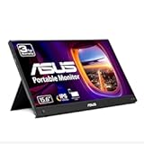 ZenScreen 15.6” 1080P Wireless Portable Monitor (MB16AWP) - FHD, IPS, Built-in battery, Eye Care, USB Type-C, Tripod Mountable, Supports iOS, Android, Win11, Mini HDMI, 3-Year Warranty,BLACK