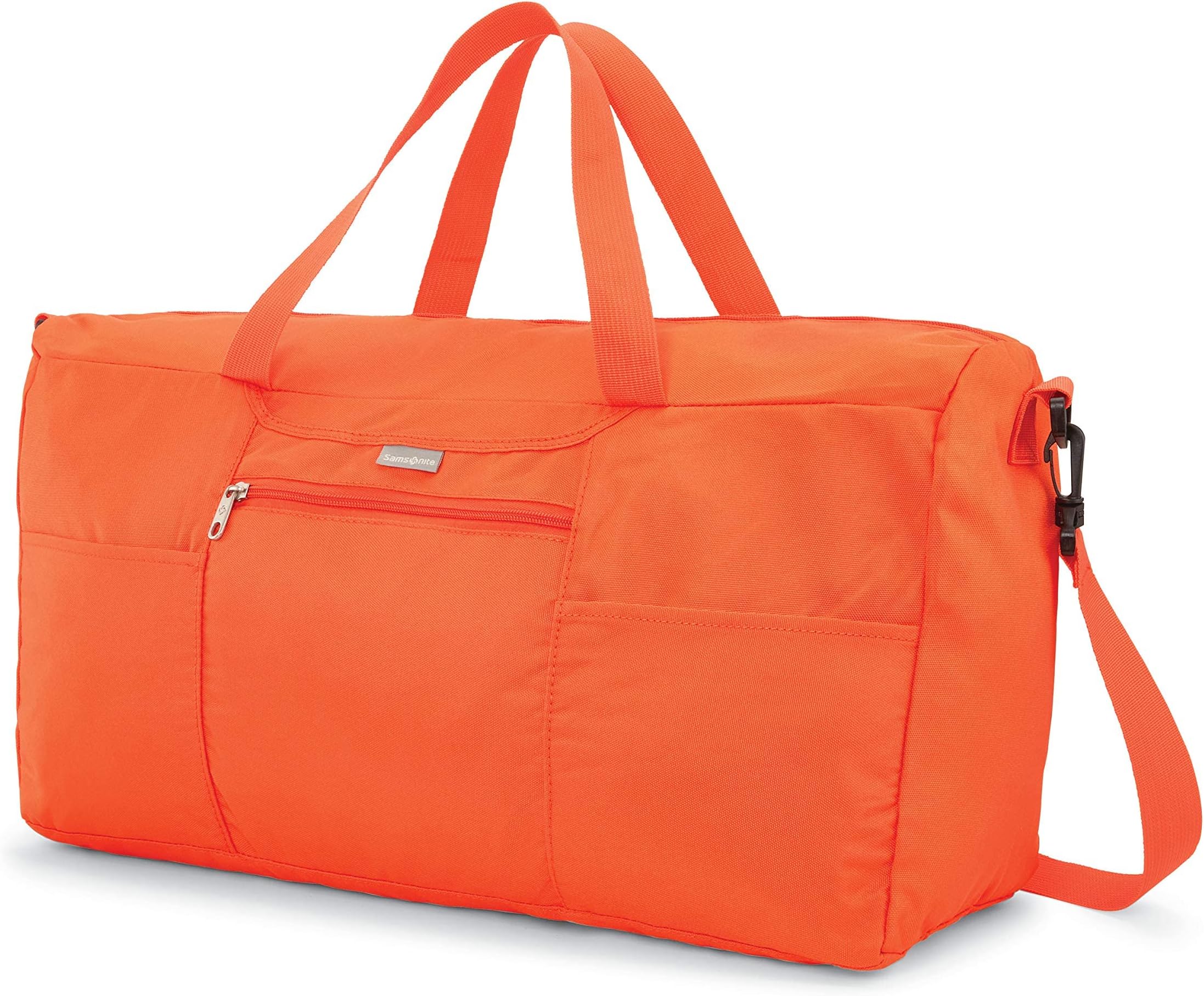 Samsonite Foldaway Packable Duffel Bag, Orange Tiger, Medium