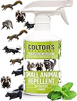 Vista 1 de Spray repelente de roedores totalmente natural - Perfecto para: mapaches, ratas, ardillas, conejos, zorrillos, togas y muchos animales pequeños.